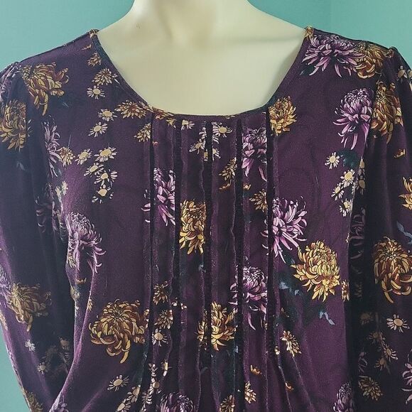 Daniel Rainn Branwen Pleated Knit Top - Picture 2 of 10